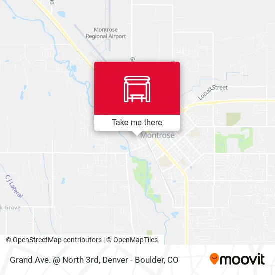 Grand Ave. @ North 3rd map