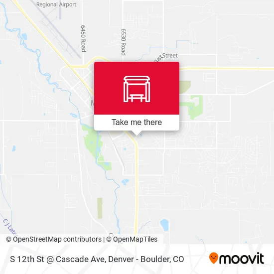 S 12th St @ Cascade Ave map