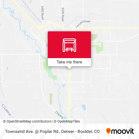 Townsend Ave. @ Poplar Rd. map