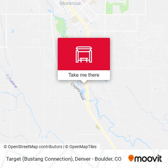 Target (Bustang Connection) map