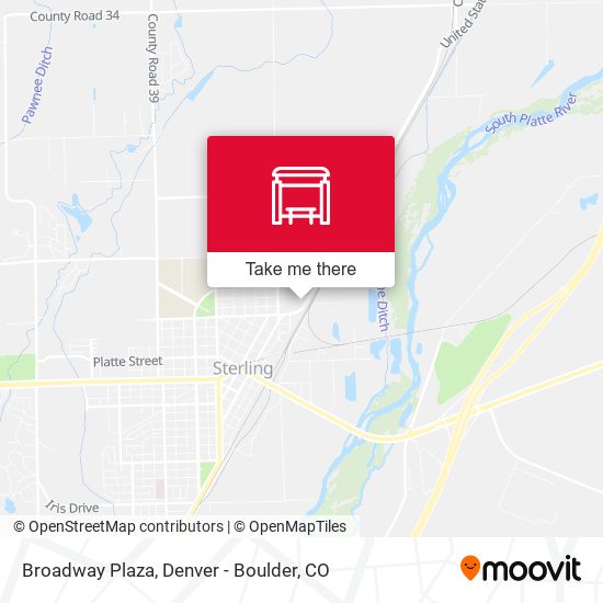 Broadway Plaza map