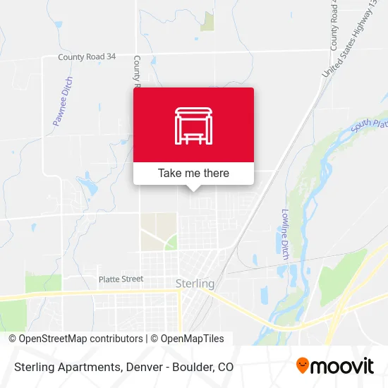 Sterling Apartments map