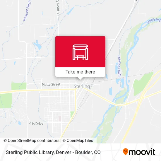 Sterling Public Library map