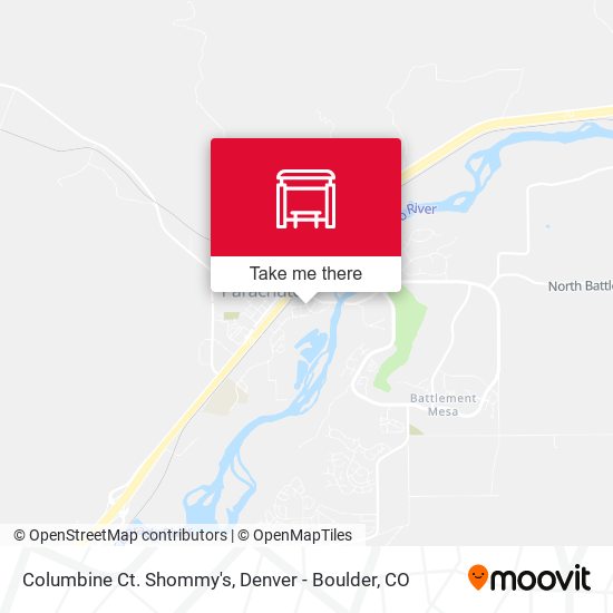 Columbine Ct. Shommy's map