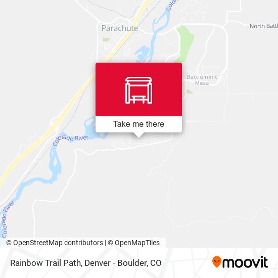 Rainbow Trail Path map