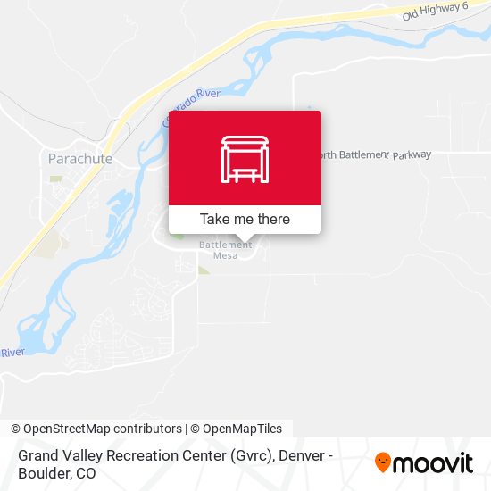 Mapa de Grand Valley Recreation Center (Gvrc)