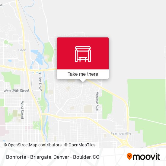 Bonforte - Briargate map