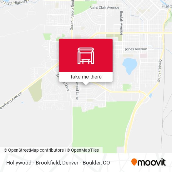 Mapa de Hollywood - Brookfield