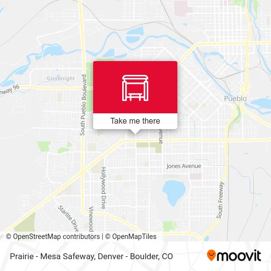 Prairie - Mesa Safeway map