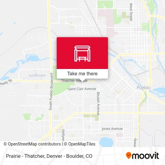 Prairie - Thatcher map