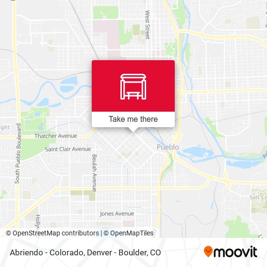 Abriendo - Colorado map