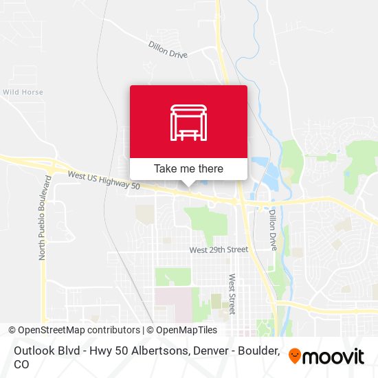 Outlook Blvd - Hwy 50 Albertsons map