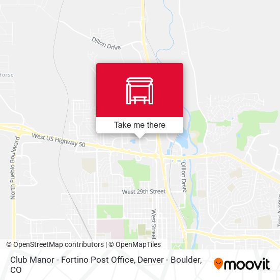 Club Manor - Fortino Post Office map