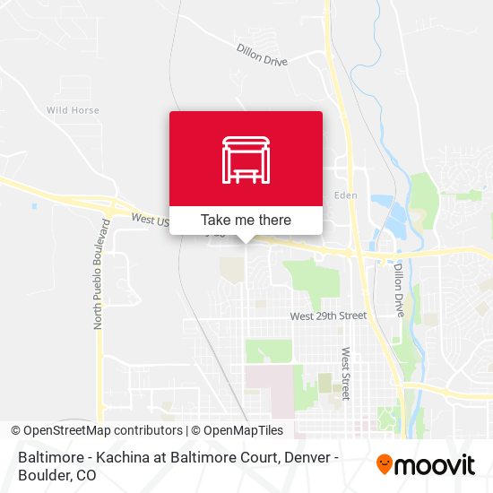 Baltimore - Kachina at Baltimore Court map