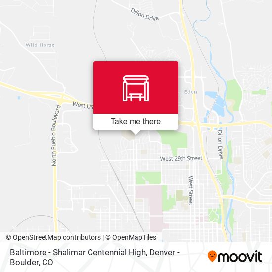 Baltimore - Shalimar Centennial High map