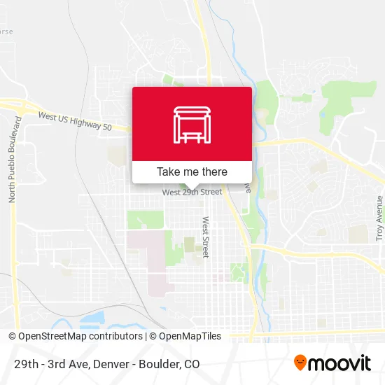 29th - 3rd Ave map