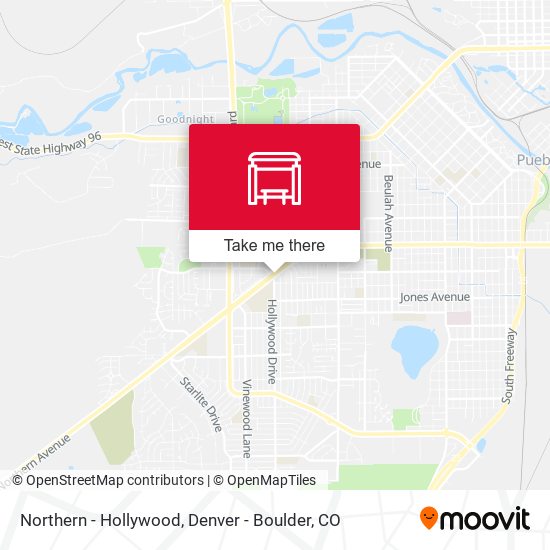 Northern - Hollywood map
