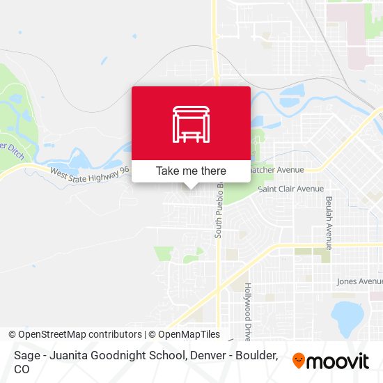 Sage - Juanita Goodnight School map