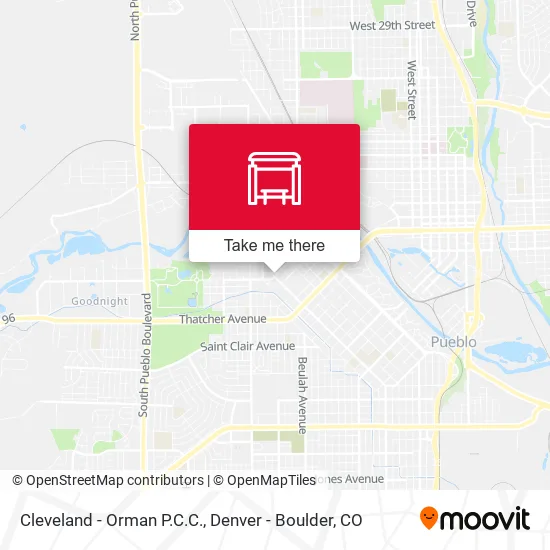 Cleveland - Orman P.C.C. map