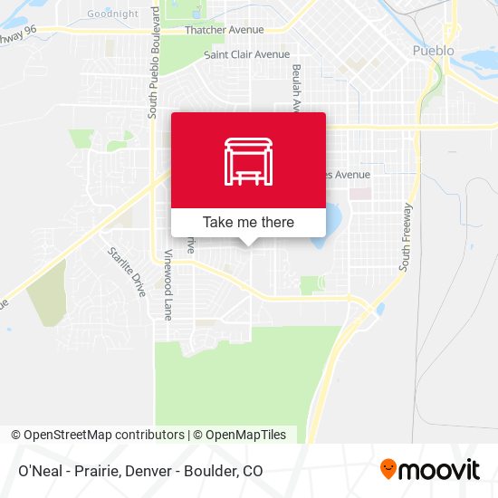 O'Neal - Prairie map