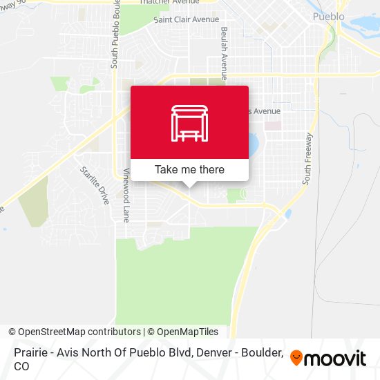 Prairie - Avis North Of Pueblo Blvd map