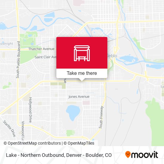 Lake - Northern Outbound map