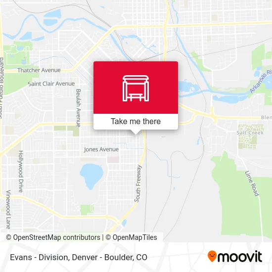 Evans - Division map