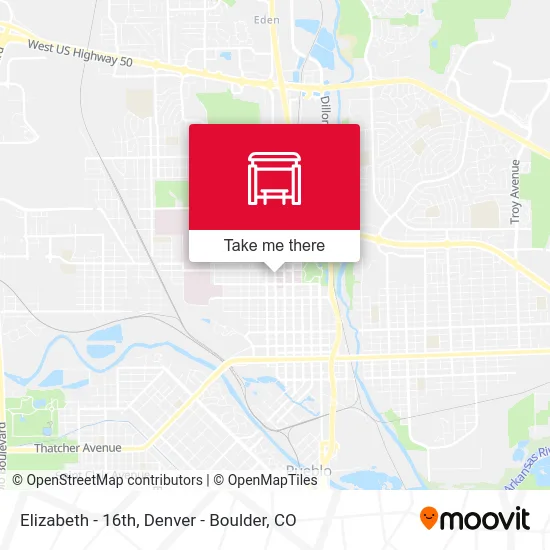 Elizabeth - 16th map