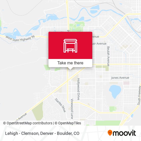 Lehigh - Clemson map