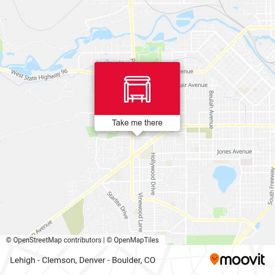 Lehigh - Clemson map