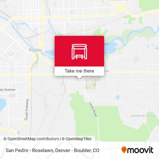 San Pedro - Roselawn map