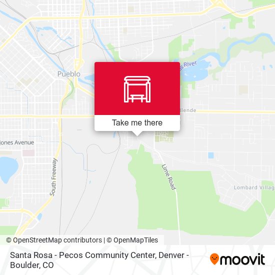 Santa Rosa - Pecos Community Center map