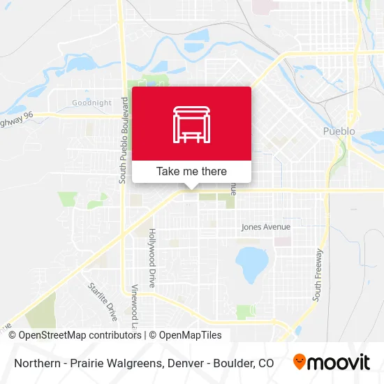 Northern - Prairie Walgreens map