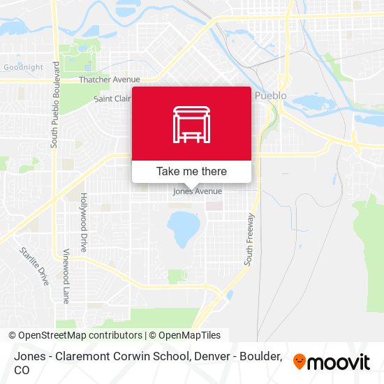 Mapa de Jones - Claremont Corwin School