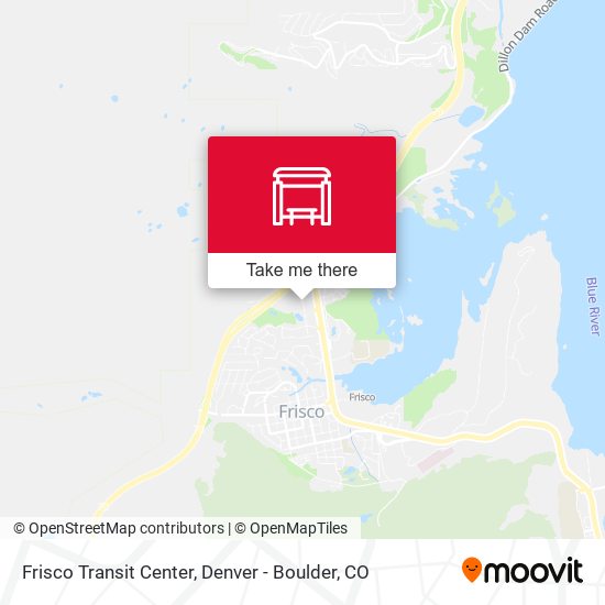 Frisco Transit Center map