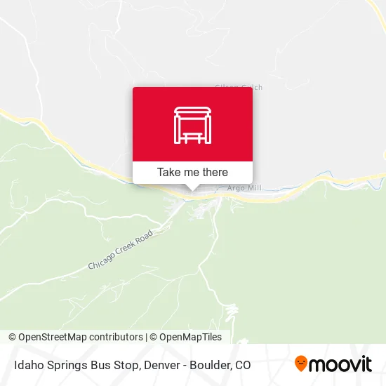 Idaho Springs Bus Stop map