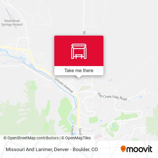 Missouri And Larimer map