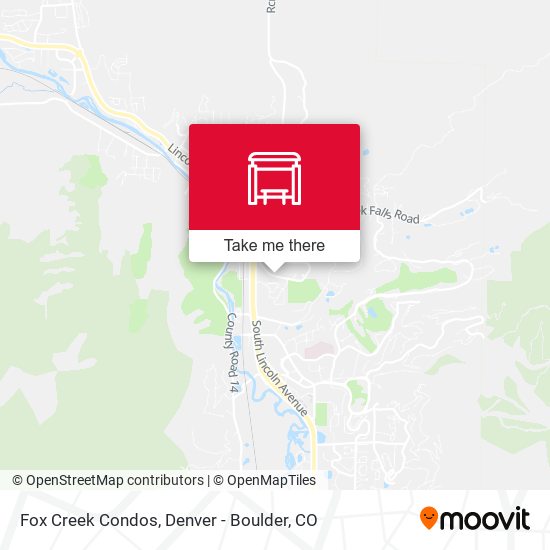 Fox Creek Condos map