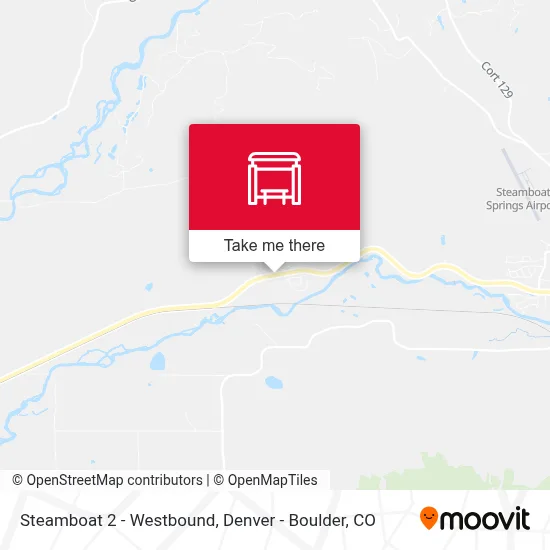 Steamboat 2 - Westbound map
