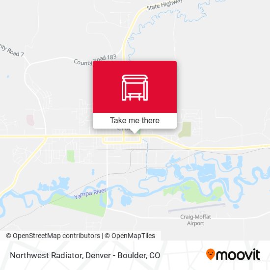 Northwest Radiator map