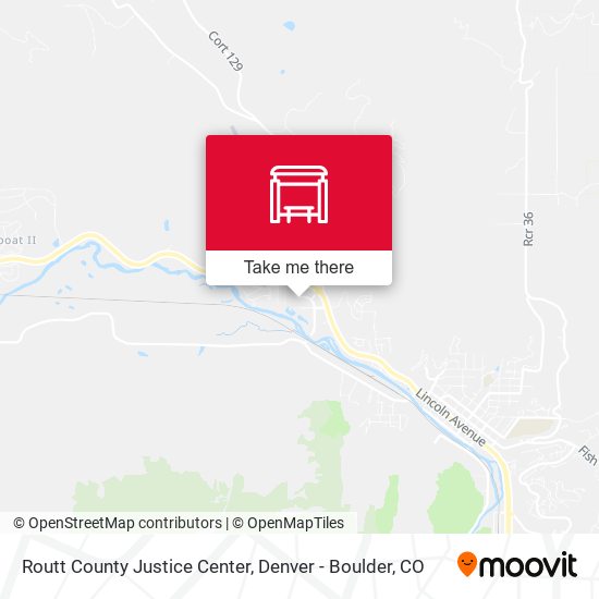 Routt County Justice Center map