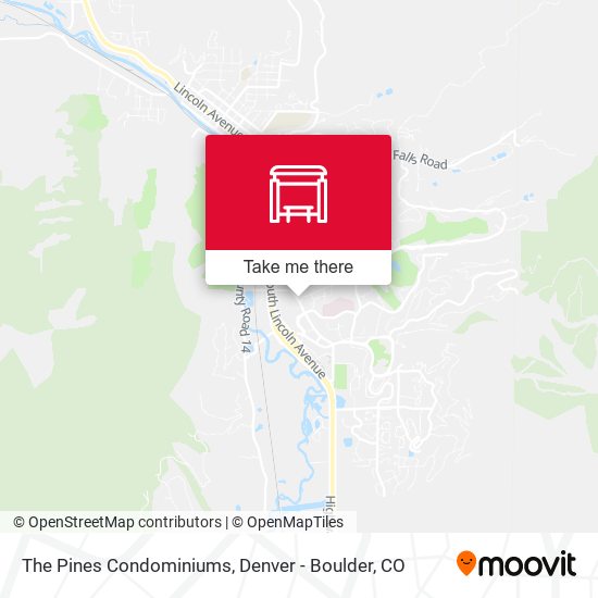 Mapa de The Pines Condominiums