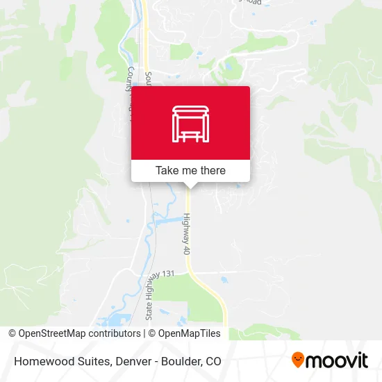 Homewood Suites map