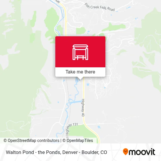 Walton Pond - the Ponds map