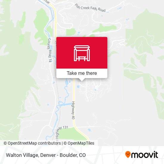 Walton Village map