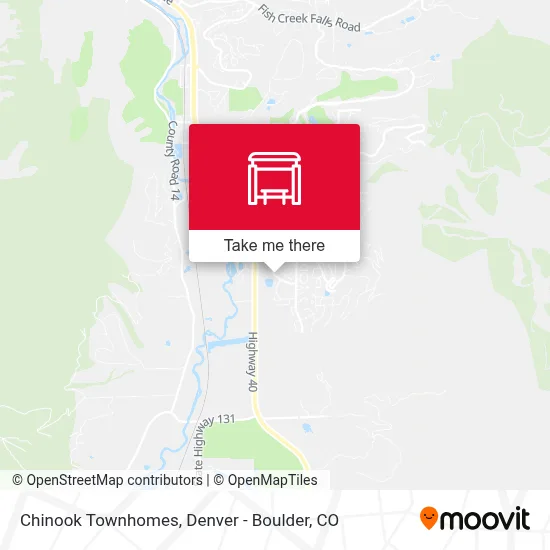 Chinook Townhomes map