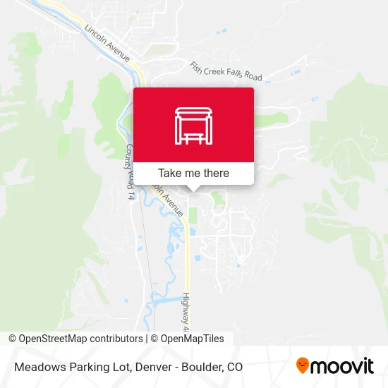 Meadows Parking Lot map