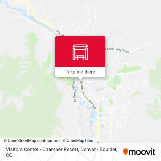 Visitors Center - Chamber Resort map