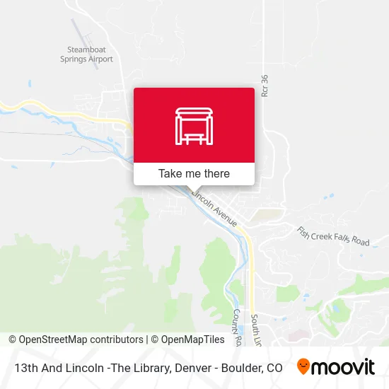 13th And Lincoln -The Library map