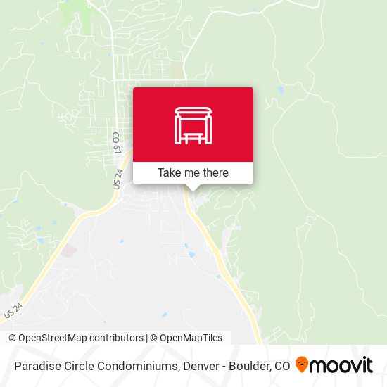 Paradise Circle Condominiums map